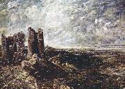 John Constable Hadleight Castle France oil painting artist